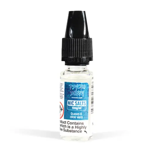 Guava & Aloe Vera Nic Salt E-Liquid by Psycho Bunny 10ml - Absolute Vape