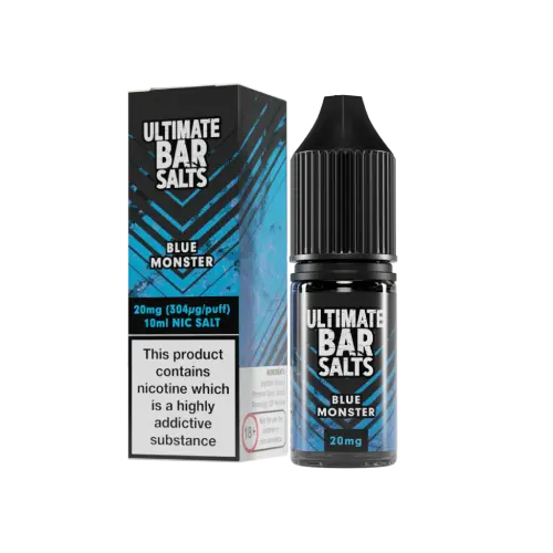 Blue Monster Nic Salt E-Liquid by Ultimate Bar Salts 10ml - Absolute Vape