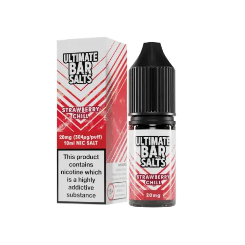 Strawberry Chill Nic Salt E-Liquid by Ultimate Bar Salts 10ml - Absolute Vape