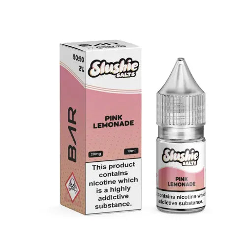 Pink Lemonade Nic Salt E-Liquid by BAR by Slushie Salts 10ml - Absolute Vape