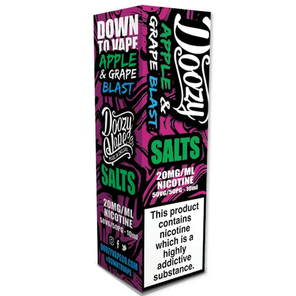 Apple & Grape Blast Nic Salt E-Liquid by Doozy Salts 10ml - Absolute Vape