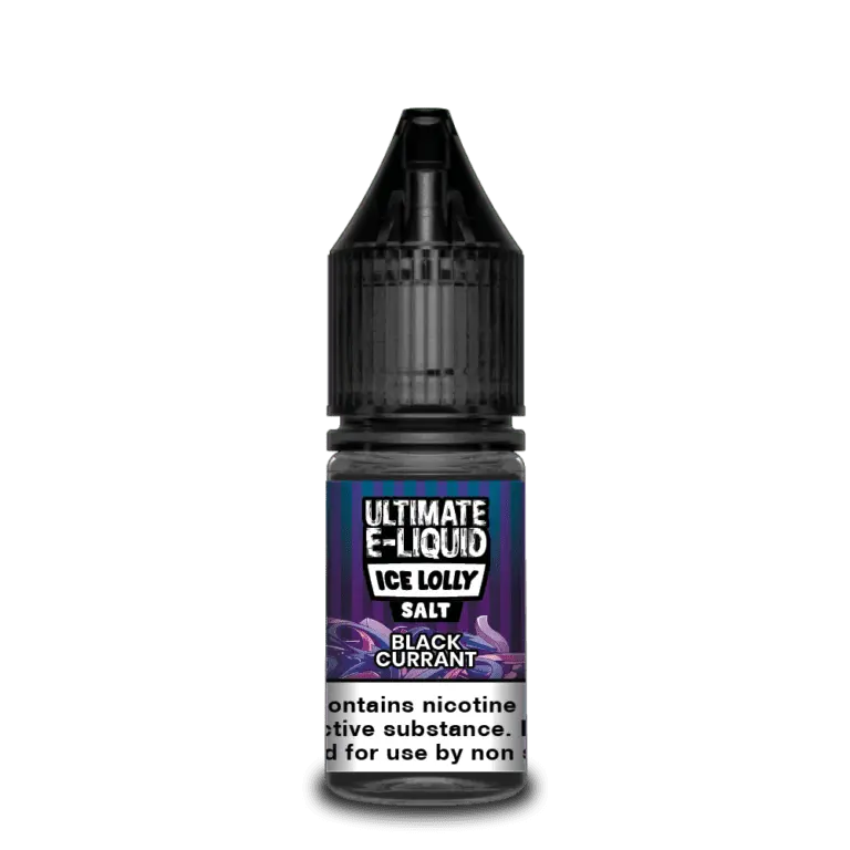 Black Currant Ice Lolly Nic Salt E-Liquid by Ultimate Salts 10ml - Absolute Vape