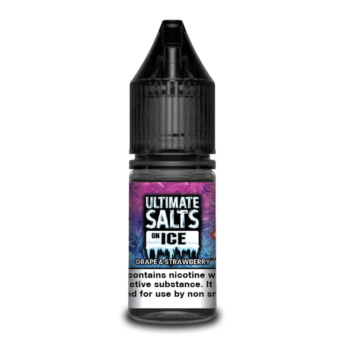 Grape And Strawberry On Ice Nic Salt E-Liquid by Ultimate Salts 10ml - Absolute Vape