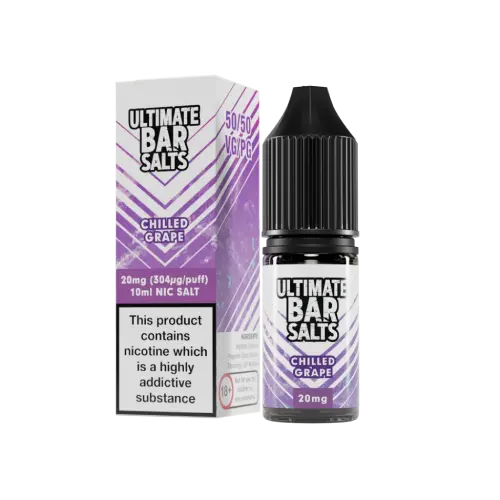 Chilled Grape Nic Salt E-Liquid by Ultimate Bar Salts 10ml - Absolute Vape