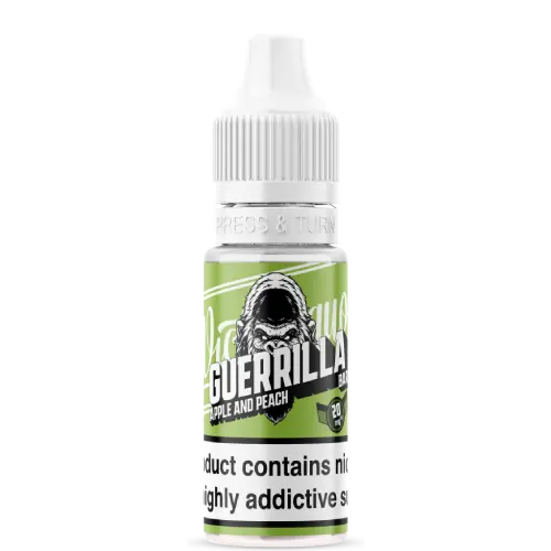Apple and Peach Nic Salt E-Liquid by Wick Liquor Guerilla Bar 10ml - Absolute Vape