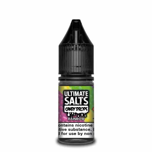Rainbow Nic Salt E-Liquid by Ultimate Salts Candy Drops 10ml - Absolute Vape