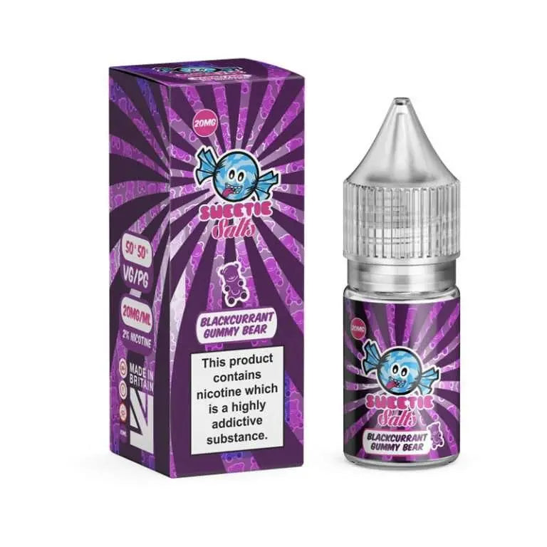 Blackcurrant Gummy Bears Nic Salt E-liquid by Slushie Salts 10ml - Absolute Vape