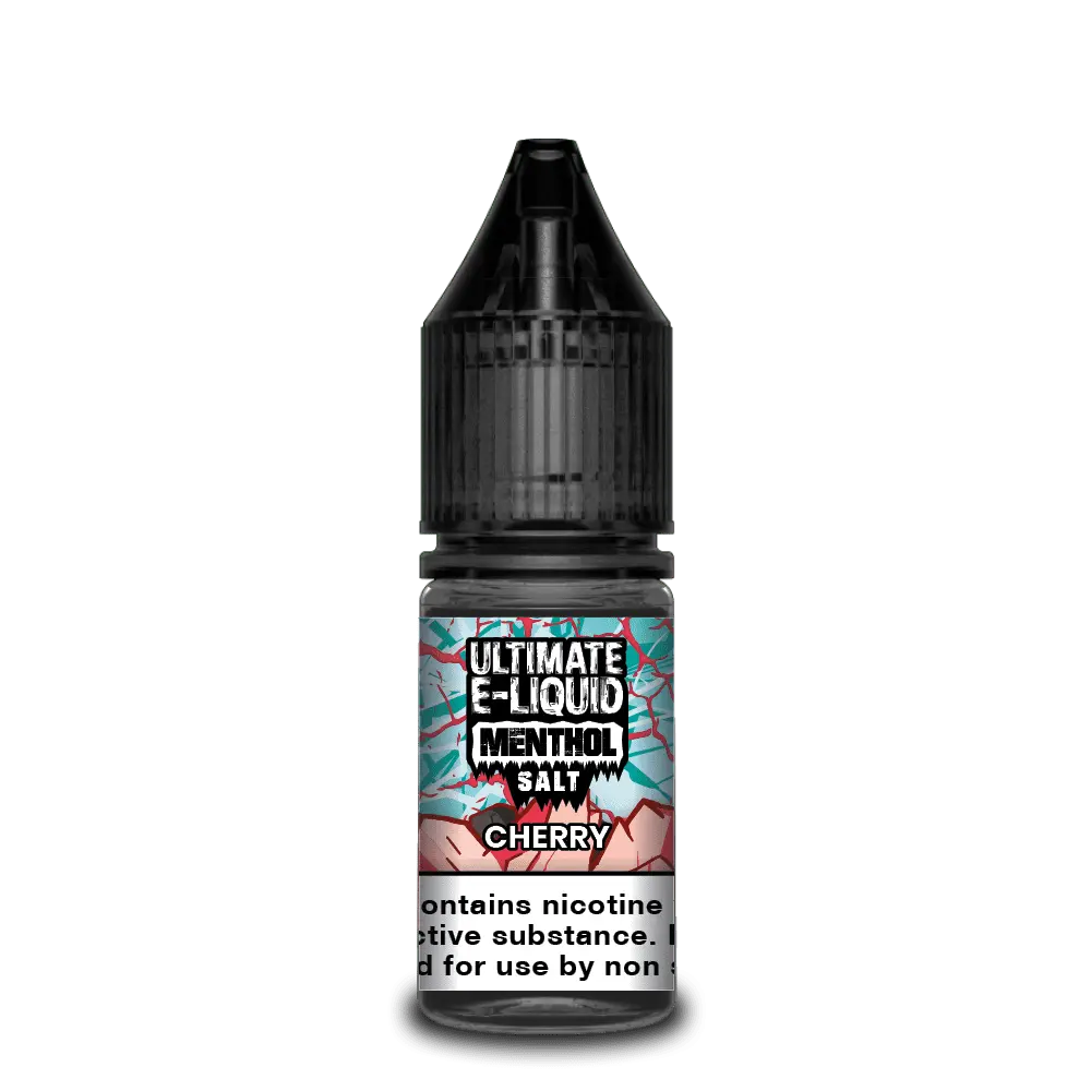 Cherry Menthol Nic Salt E-Liquid by Ultimate Salts 10ml - Absolute Vape