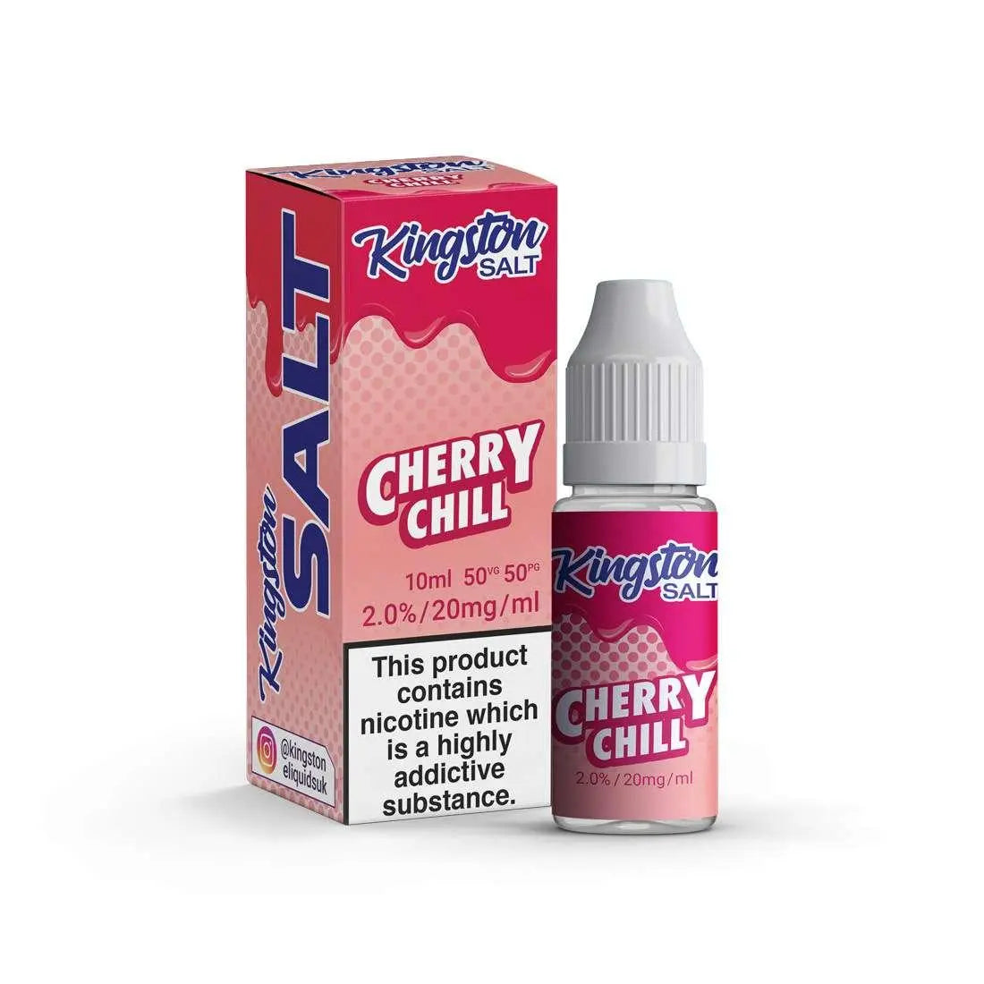 Cherry Chill Nic Salt E-Liquid by Kingston Salt 10ml - Absolute Vape