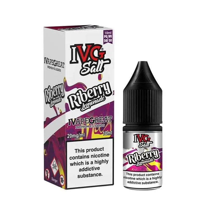 Riberry Lemonade Nic Salt E-Liquid By IVG 10ml - Absolute Vape