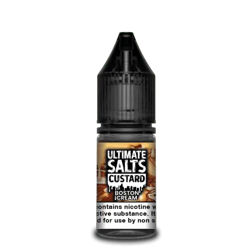 Boston Cream Custard Nic Salt E-Liquid by Ultimate Salts 10ml - Absolute Vape