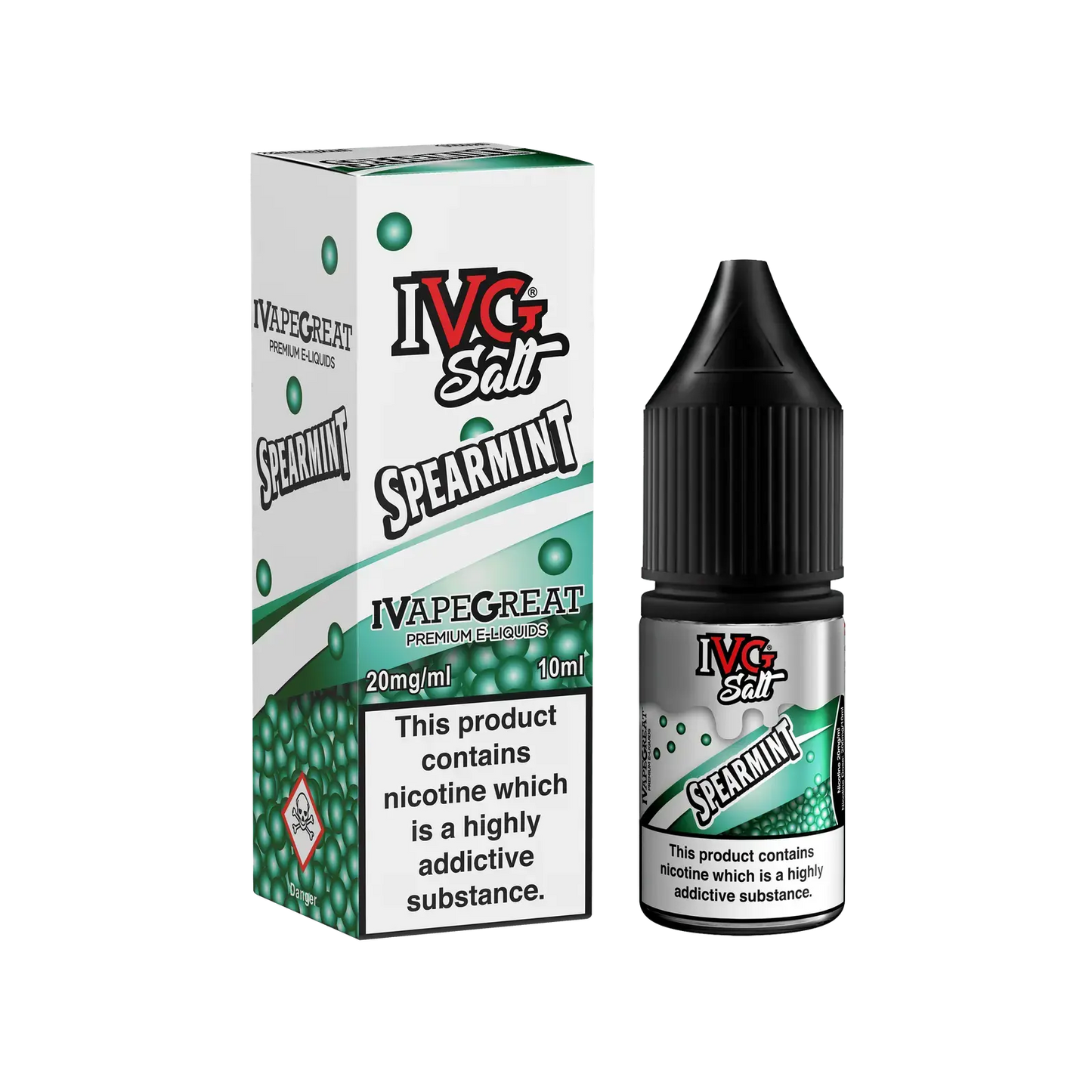 Spearmint Nic Salt E-Liquid By IVG 10ml - Absolute Vape