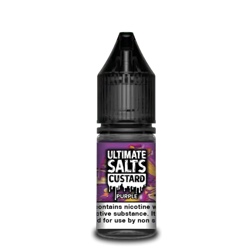 Purple Custard Nic Salt E-Liquid by Ultimate Salts 10ml - Absolute Vape