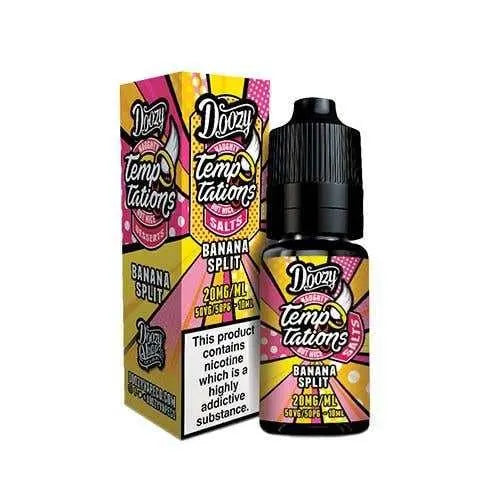 Banana Split Nic Salt E-Liquid by Doozy Temptations 10ml - Absolute Vape