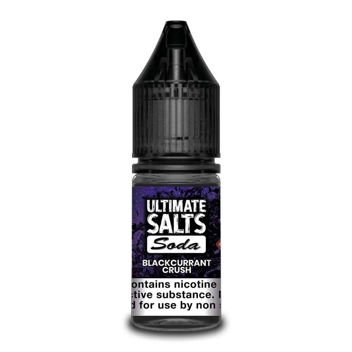 Blackcurrant Crush Soda Nic Salt E-Liquid by Ultimate Salts 10ml - Absolute Vape
