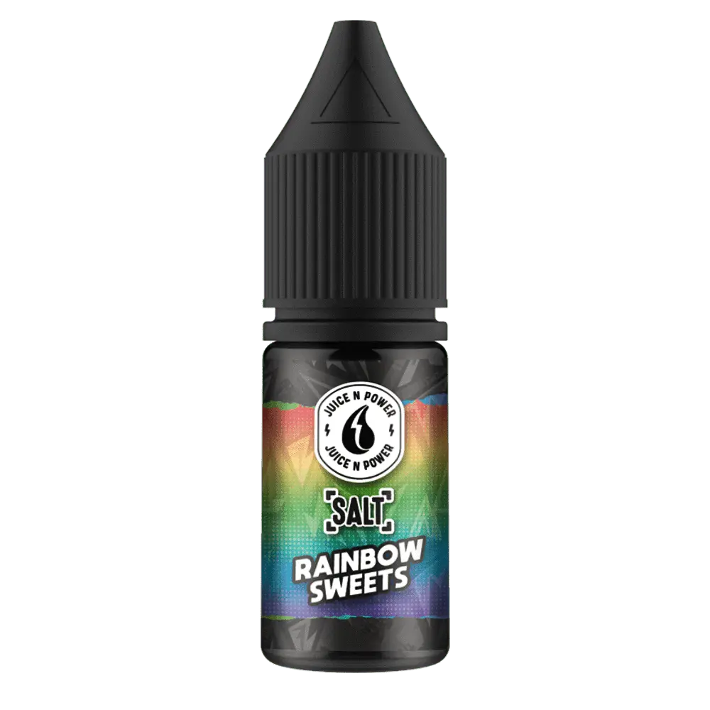 Rainbow Sweets Nic Salt E-Liquid by Juice N Power 10ml - Absolute Vape