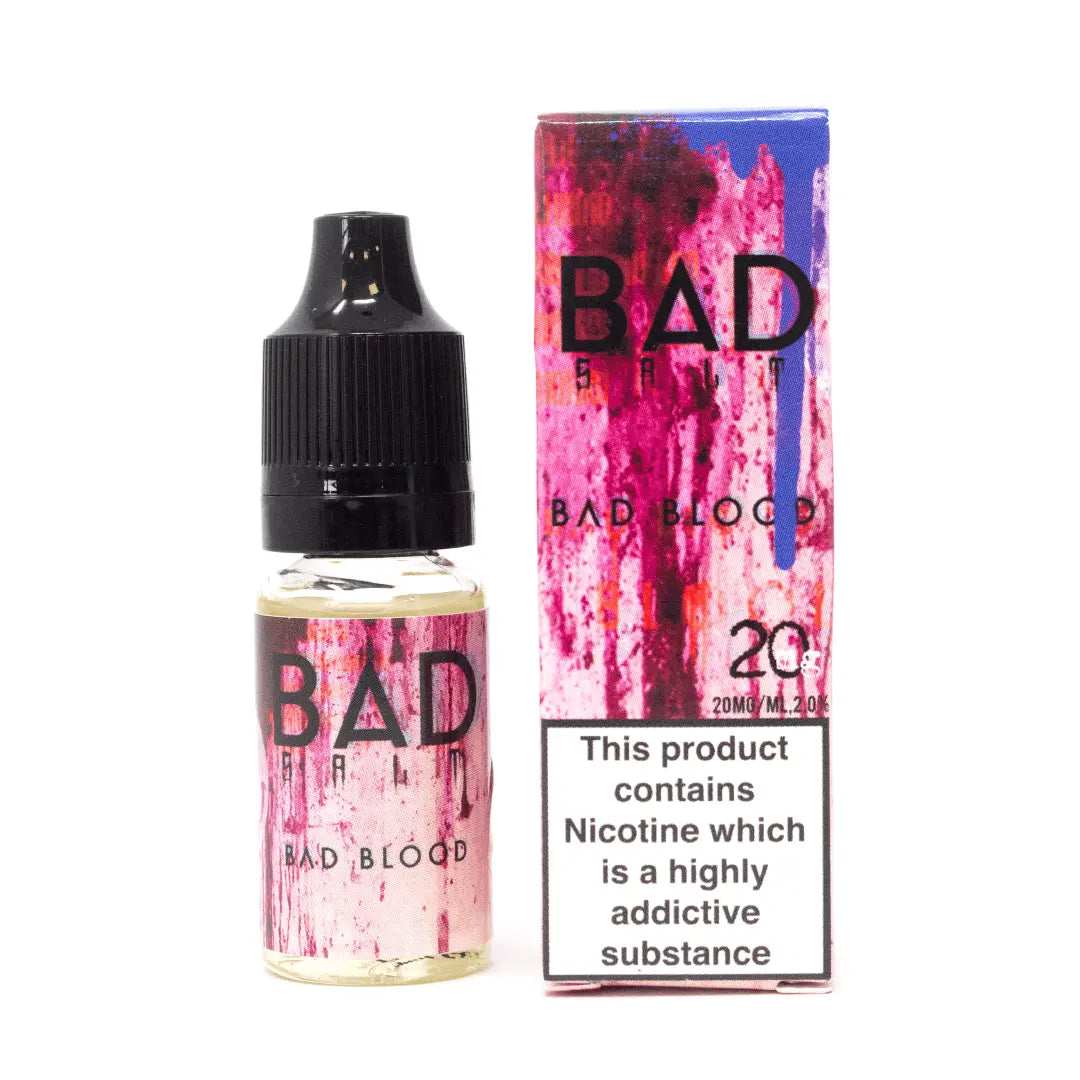 Bad Blood Nic Salt E-Liquid by Bad Drip Salts 10ml - Absolute Vape