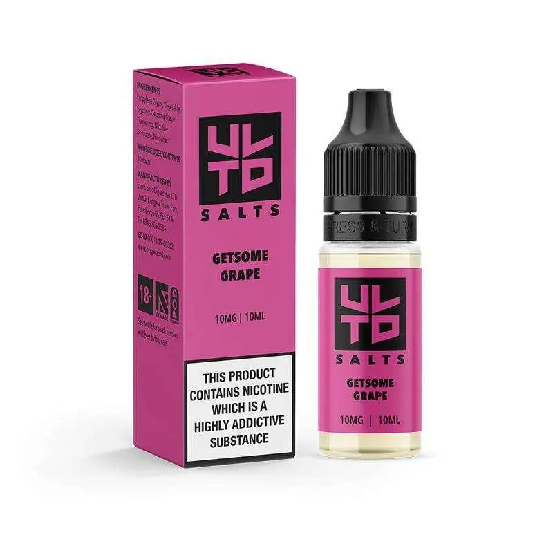 Getsome Grape Nic Salt E-Liquid by ULTD Salts 10ml - Absolute Vape