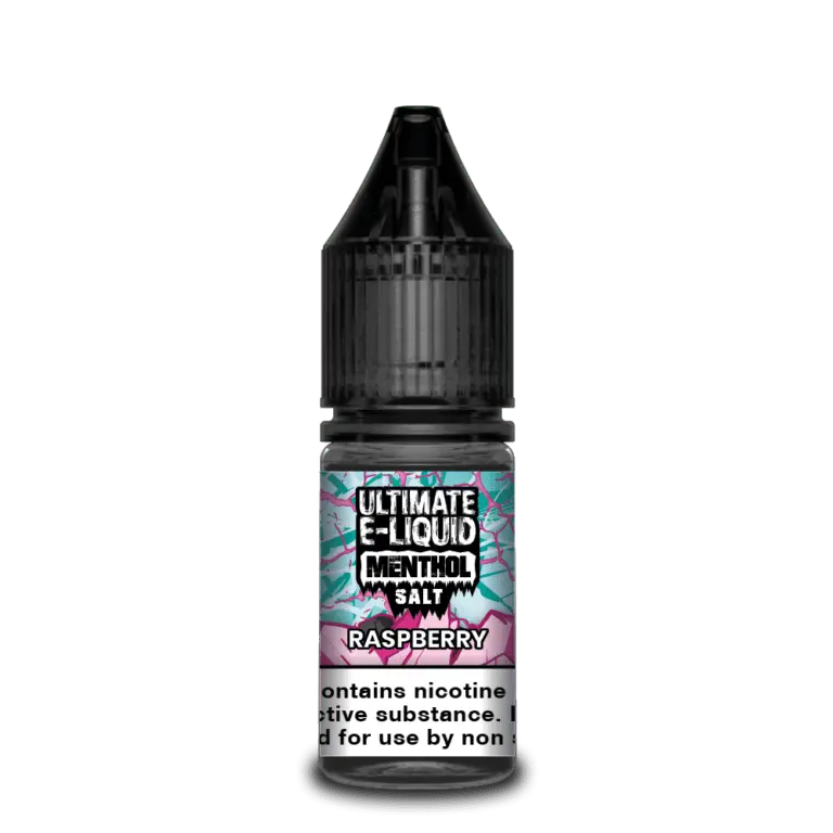 Raspberry Menthol Nic Salt E-Liquid by Ultimate Salts 10ml - Absolute Vape