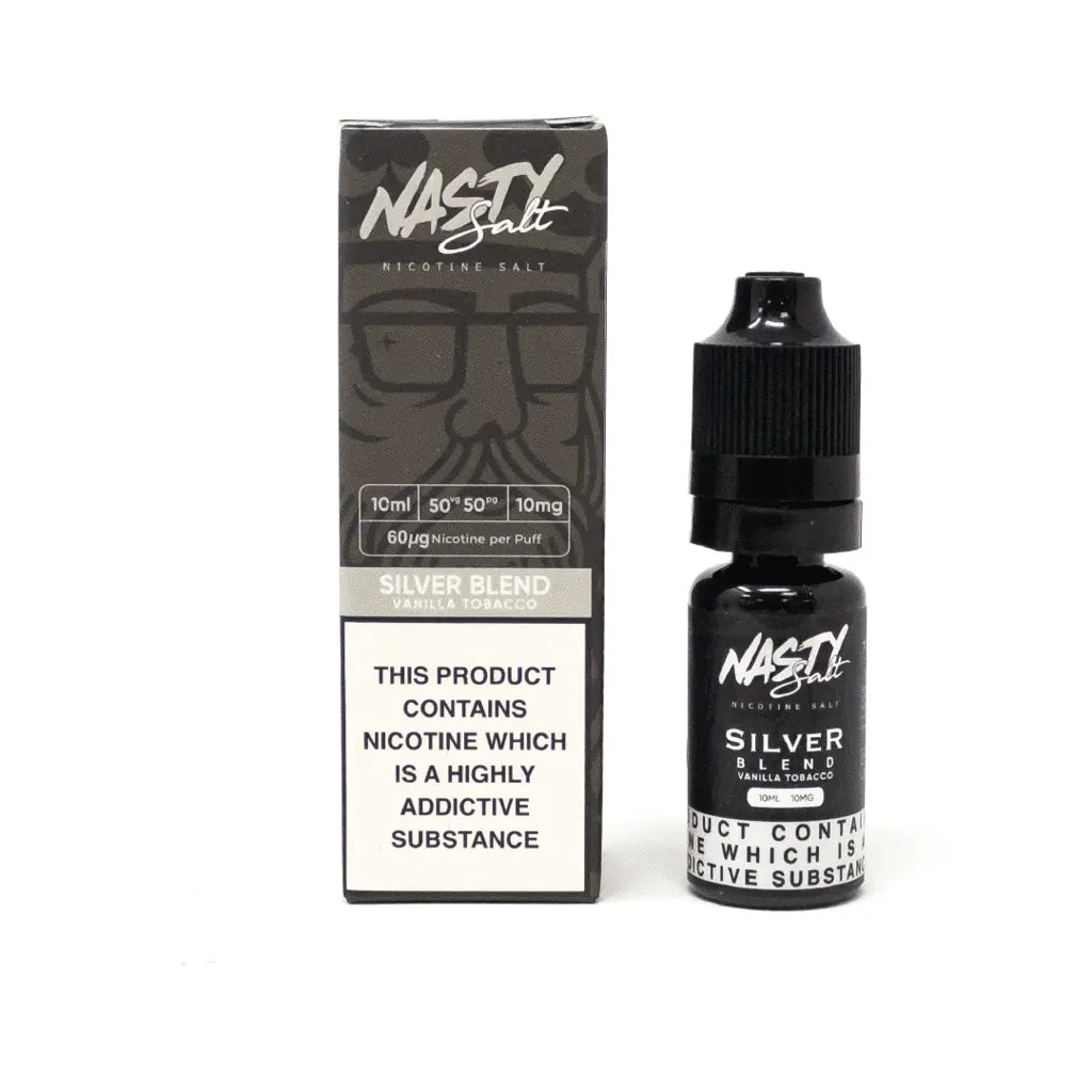 Silver Blend Nic Salt E-Liquid by Nasty Juice 10ml - Absolute Vape