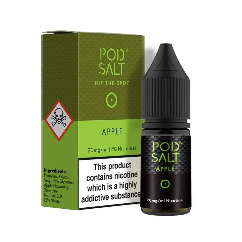 Apple Nic Salt E-Liquid by Pod Salt 10ml - Absolute Vape