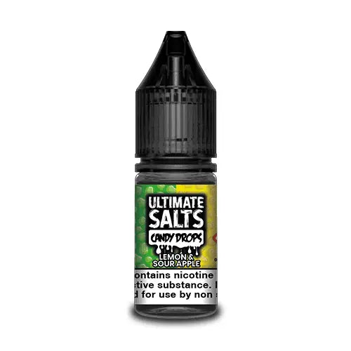 Lemon and Sour Apple Candy Drops Nic Salt E-Liquid Ultimate Salts 10ml - Absolute Vape