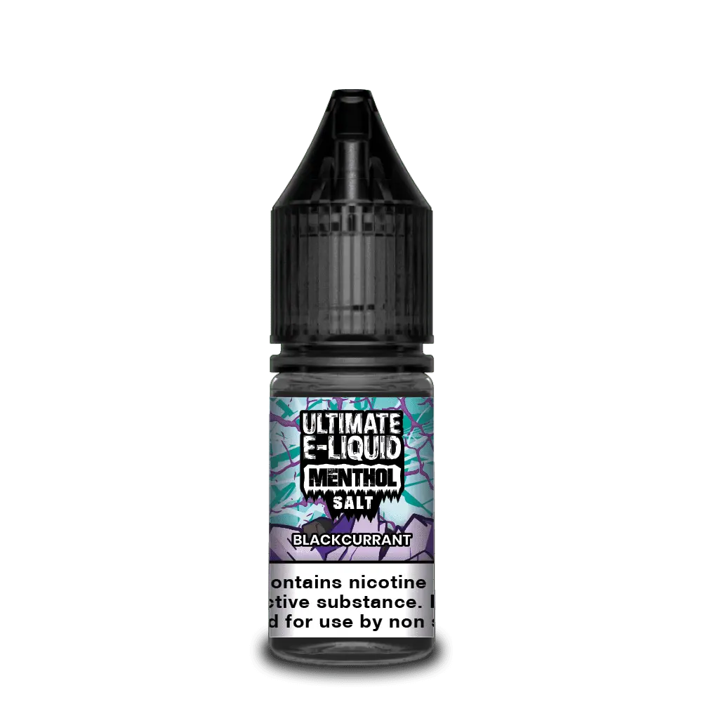 Blackcurrant Menthol Nic Salt E-Liquid by Ultimate Salts 10ml - Absolute Vape