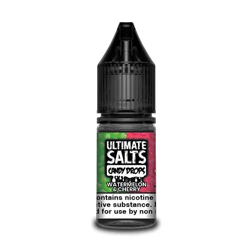 Watermelon Cherry Candy Drops Nic Salt E-Liquid Ultimate Salts 10ml - Absolute Vape