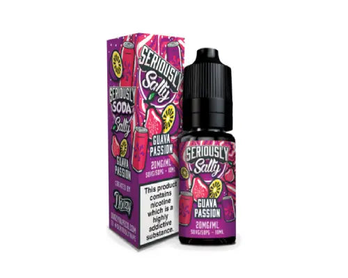 Guava Passion Nic Salt E-Liquid by Doozy Seriously Soda 10ml - Absolute Vape