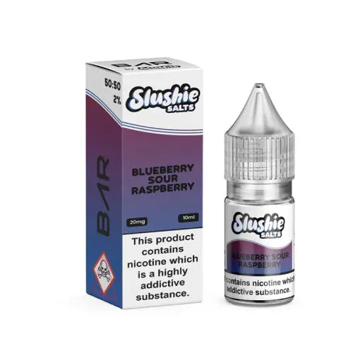 Blueberry Sour Raspberry Nic Salt E-Liquid by BAR by Slushie Salts 10ml - Absolute Vape