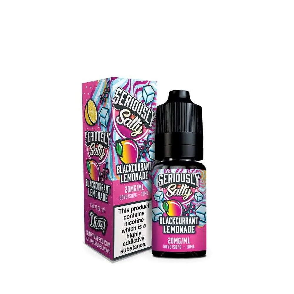 Blackcurrant Lemonade Nic Salt E-Liquid by Doozy Seriously Salty 10ml - Absolute Vape
