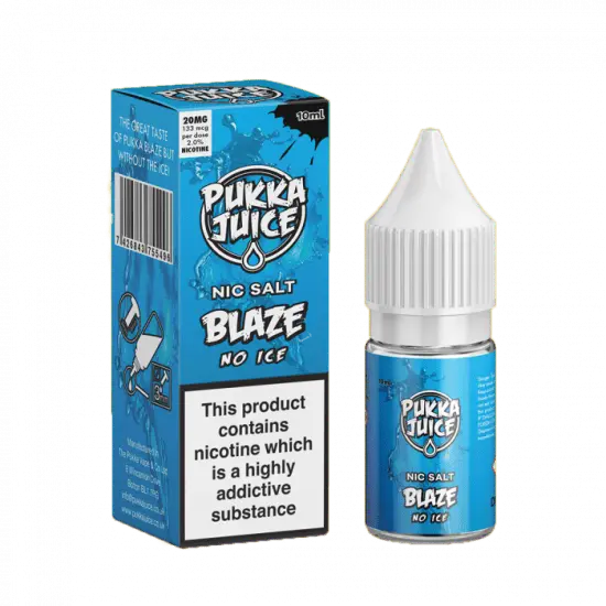 Blaze No Ice Nic Salt E-Liquid by Pukka Juice 10ml - Absolute Vape