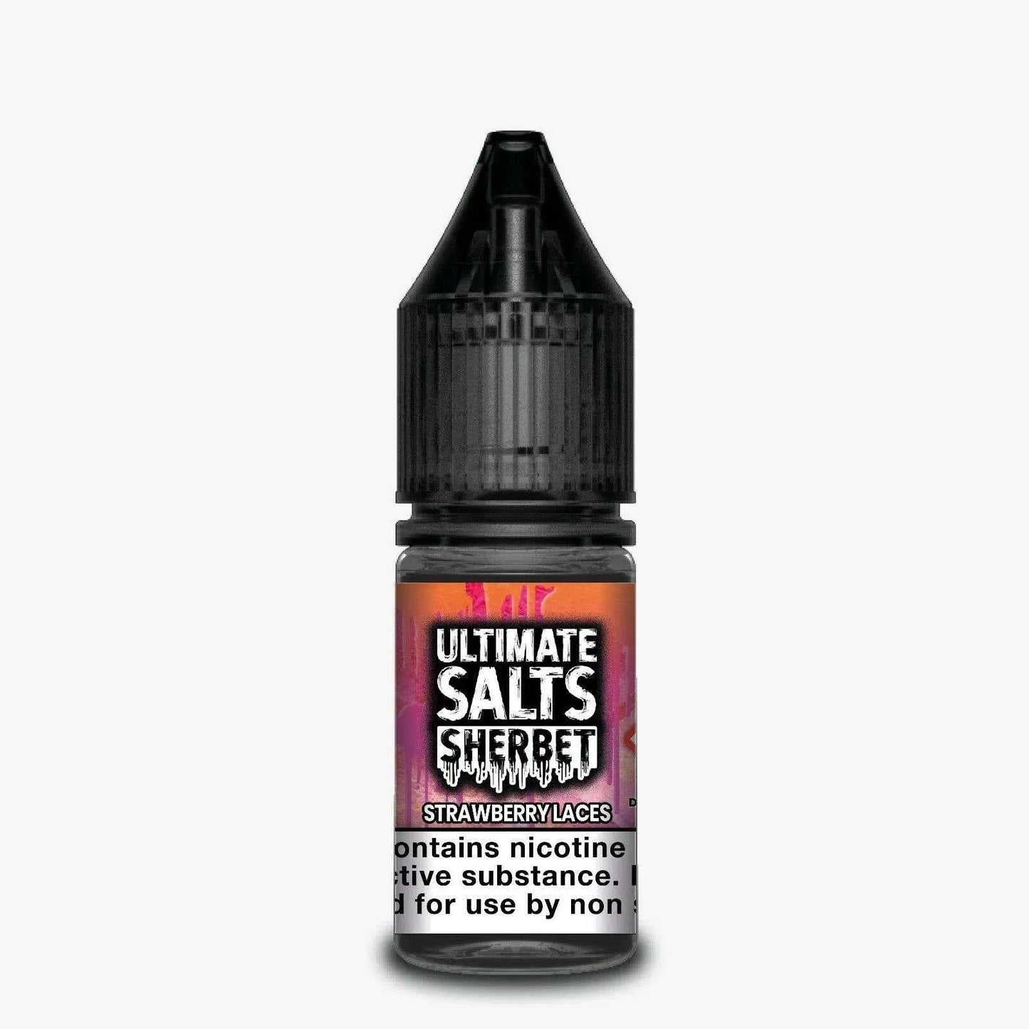 Strawberry Laces Sherbet Nic Salt E-Liquid by Ultimate Salts 10ml - Absolute Vape