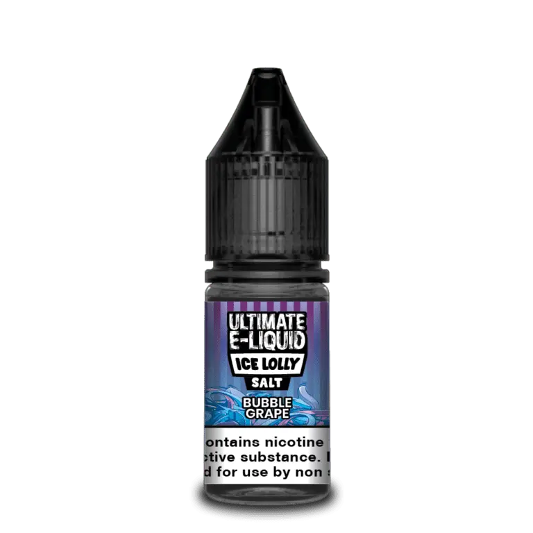 Bubble Grape Ice Lolly Nic Salt E-Liquid by Ultimate Salts 10ml - Absolute Vape