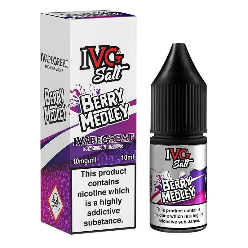 Berry Medley Nic Salt E-Liquid By IVG 10ml - Absolute Vape