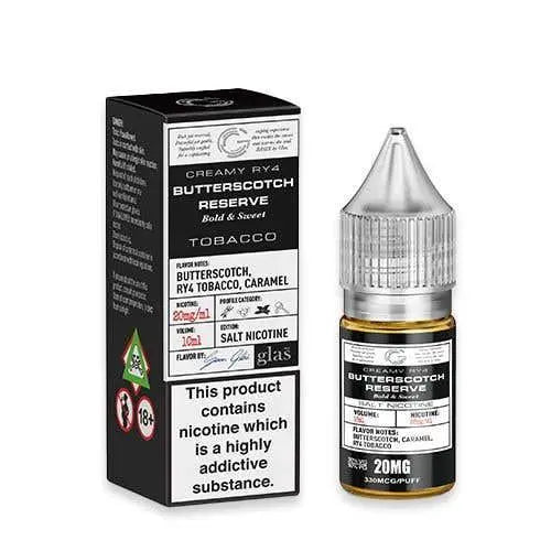 Creamy RY4 Butterscotch Reserve Nic Salt E-Liquid by Glas Basix Series 10ml - Absolute Vape
