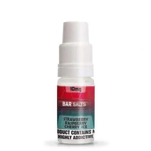 Strawberry Raspberry Cherry Ice Nic Salt E-Liquid by Bar Salts 10ml - Absolute Vape