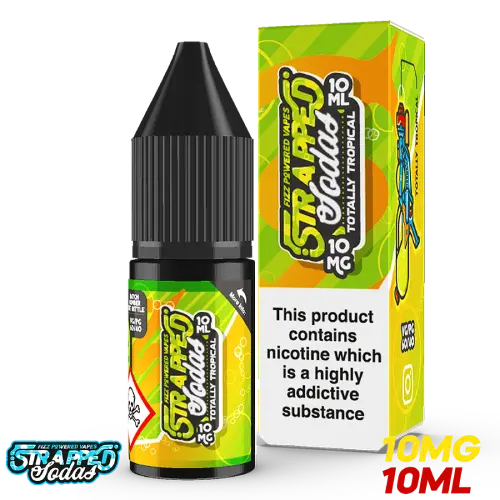 Totally Tropical Nic Salt E-Liquid by Strapped Soda Sodas 10ml - Absolute Vape