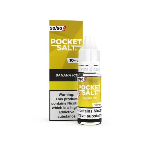 Banana Ice Nic Salt E-Liquid by Pocket Salt By Drip Hacks 10ml - Absolute Vape