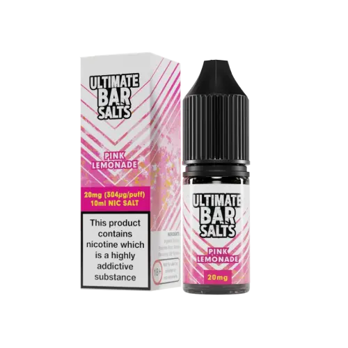 Pink Lemonade Nic Salt E-Liquid by Ultimate Bar Salts 10ml - Absolute Vape