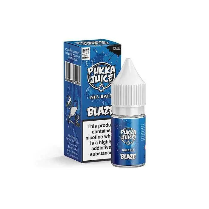 Blaze Nic Salt E-Liquid by Pukka Juice 10ml - Absolute Vape