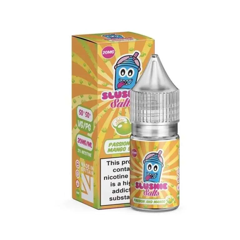 Passion and Mango Slush Nic Salt E-Liquid by Slushie Salts 10ml - Absolute Vape