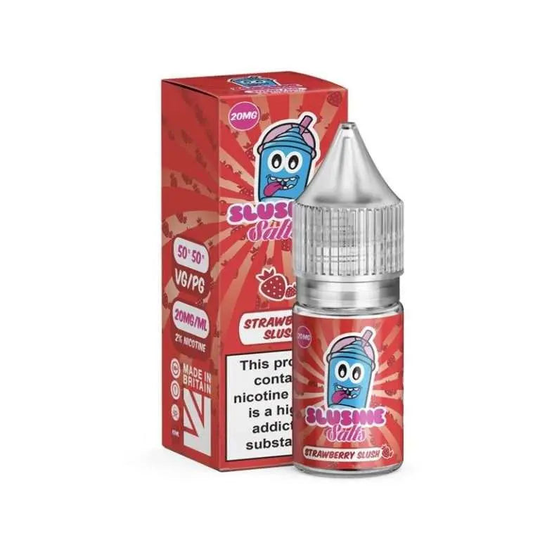 Strawberry Slush Nic Salt E-Liquid by Slushie Salts 10ml - Absolute Vape