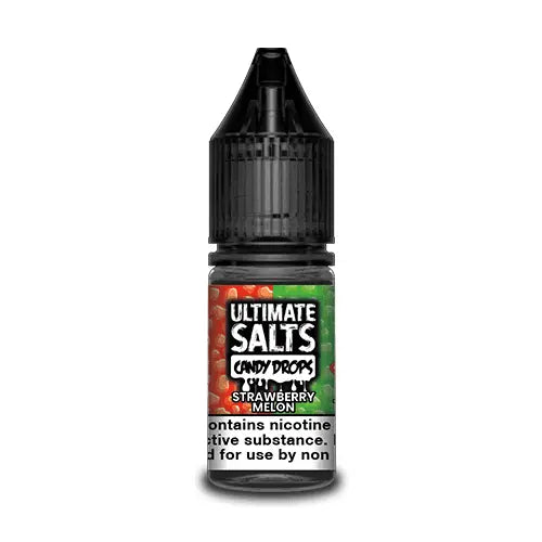Strawberry Melon Candy Drops Nic Salt E-Liquid Ultimate Salts 10ml - Absolute Vape