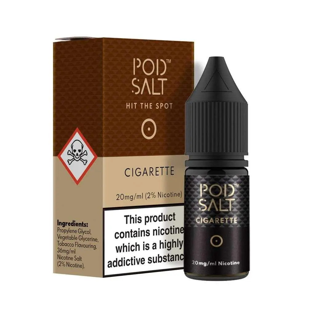 Cigarette Nic Salt E-Liquid by Pod Salt 10ml - Absolute Vape
