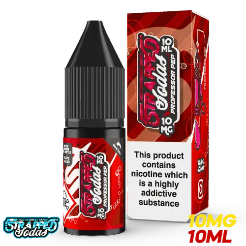 Professor Pep Nic Salt E-Liquid by Strapped Soda 10ml - Absolute Vape