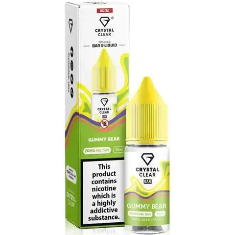 Gummy Bear Nic Salt E-Liquid by Crystal Clear Bar Salts 10ml - Absolute Vape