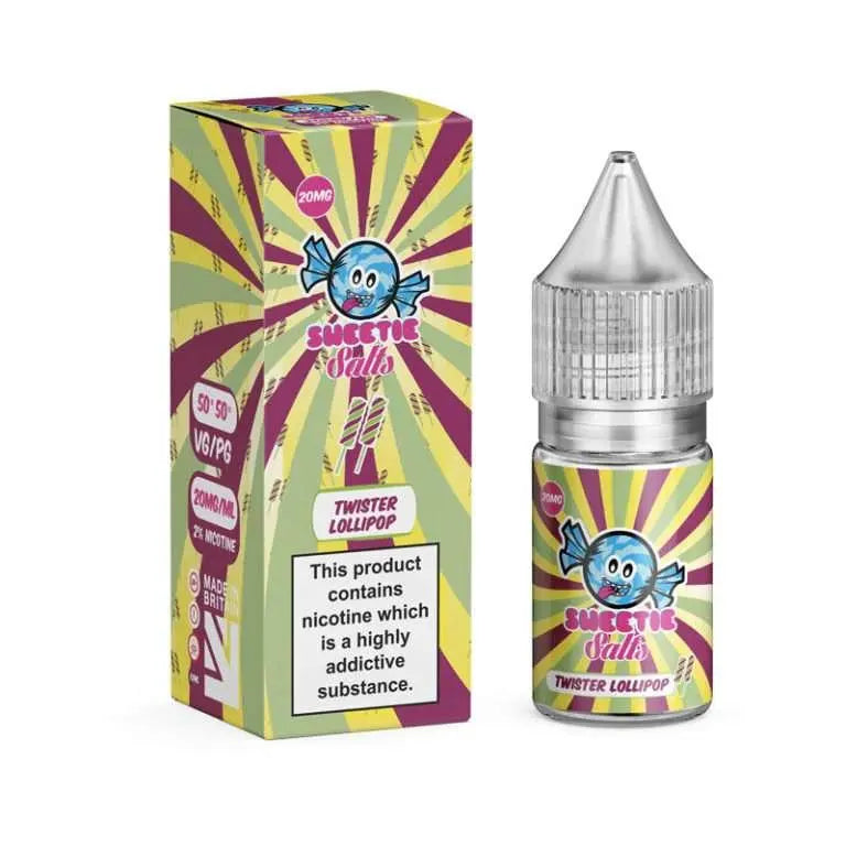 Twister Lollipop Nic Salt E-liquid by Slushie Salts 10ml - Absolute Vape