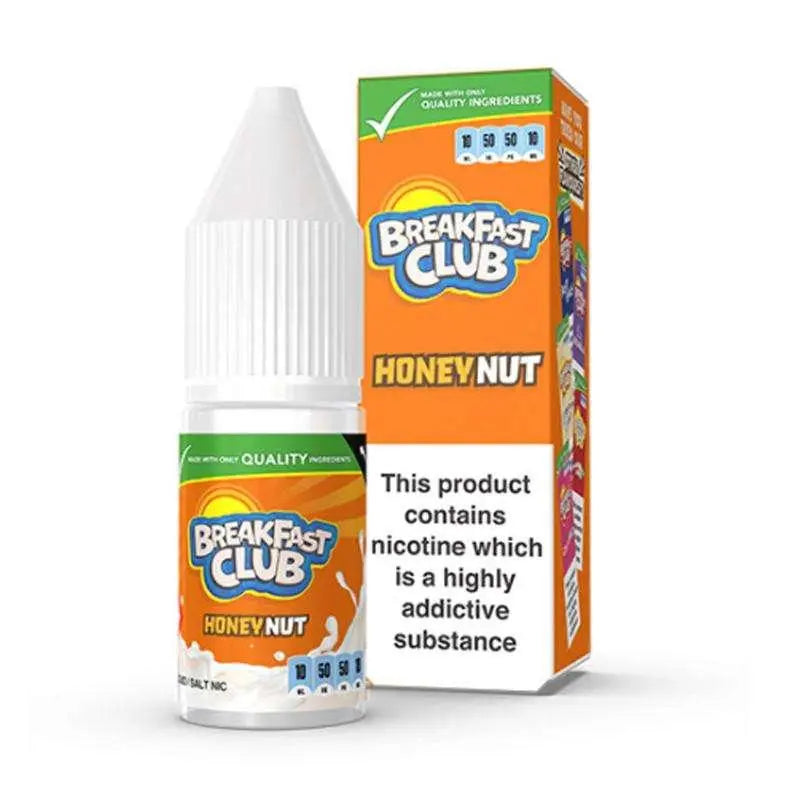 Honey Nut Nic Salt E-Liquid by Breakfast Club 10ml - Absolute Vape