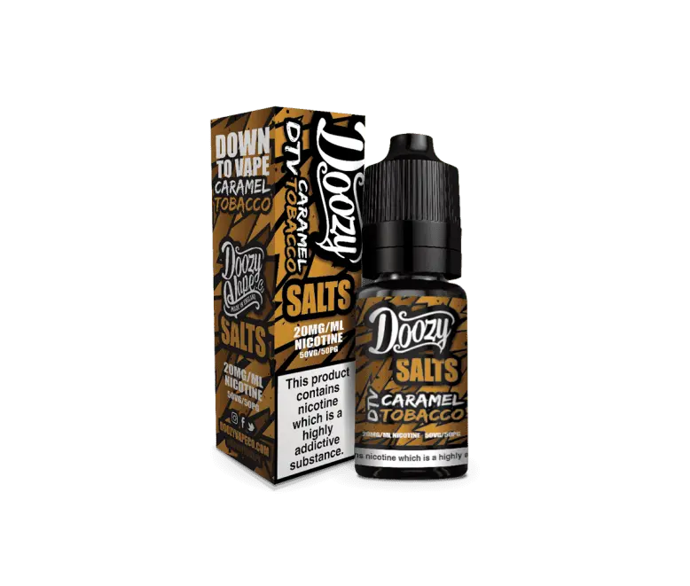 Caramel Tobacco Nic Salt E-Liquid by Doozy Salts 10ml - Absolute Vape